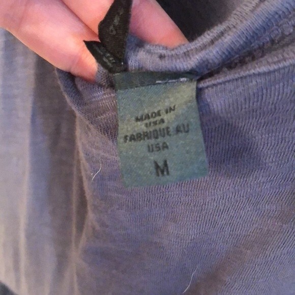 ANTHROPOLOGIE LEFT OF CENTER SIZE MEDIUM BLUE TULIPAN TANK DRESS HI LO HEM - Picture 8 of 9